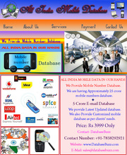 All India 25 Crore Mobile Numbers Database at Rs.3999 only