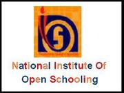 Admission open for national institute of open schooling