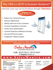 On Demand CRM Software Solution – Sales Mantra