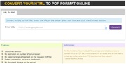 create pdf from web page