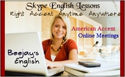Beejays Online Skype American Accent Training with Live Tutor 