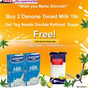 Buy 2 Danone Toned Milk 1 Ltr Get 1kg Needs Sugar Free