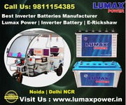 Excellent Inverter Battery Manufacturer & Dealer in Noida |  Lumax 