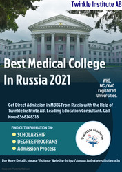 Best MBBS college in Russia 2021 Twinkle InstituteAB