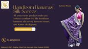 Handloom Banarasi Silk Sarees  Cross Woven
