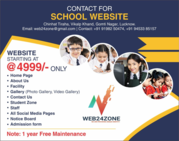 Contact for School Website Devlopment | web24zone.com