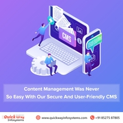 Get Secure & Scalable CMS website development 