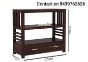 Wooden storage rack for books/decoration items at Rs.4750