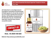 The Latest Essential Oils Bulk Exporter Trends to Know This Year