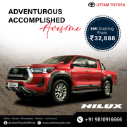 Buy Toyota Hilux & Innova in Noida | Uttam Toyota Showroom 