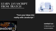 Learn Javascript From Scratch                                         