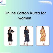 Online Cotton Kurta for women 