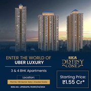 3 BHK & 4 BHK Apartments in Greater Noida  by SKA Destiny One