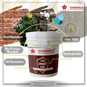 Star Smart Paint Anti Fade UV Resistant Exterior Paint