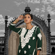 Chikankari kurti for Women at Indiyani Chikancraft