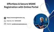 Effortless & Secure MSME Registration with Online Portal