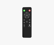 Multi-Feature Fan Remote – Black Color