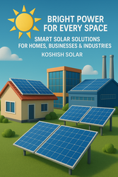 On-Grid Solar for Homes – Smart Power with Koshish Solar