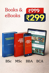 BSc,  MSc,  BBA & BCA Books – One Library,  Smart Pricing.